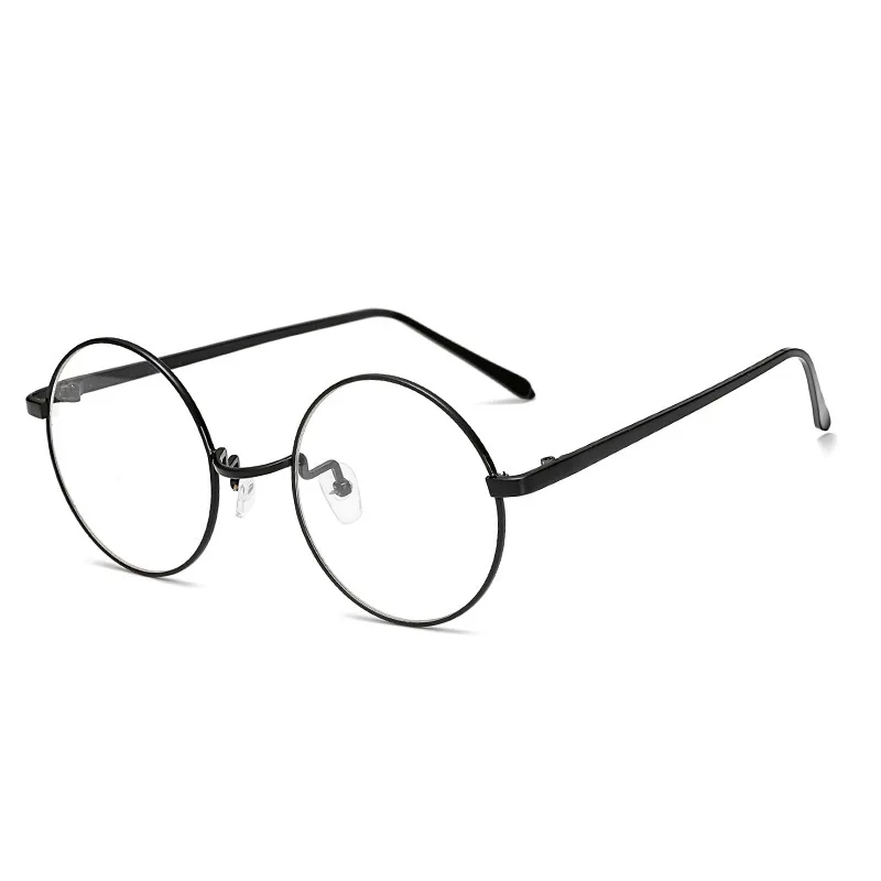 

2021 Fashion Show Style Glasses Vintage Round Glasses Transparent Glasses Clear Lens Eyewear