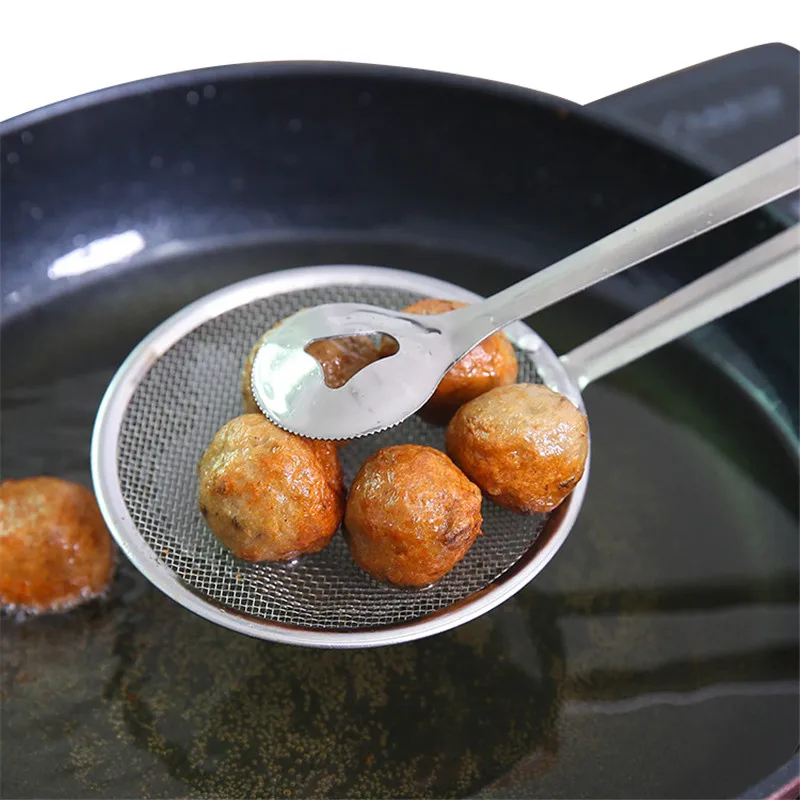 XUNZHE модный дуршлаг из нержавеющей стали кухонные принадлежности Зажим для жарки