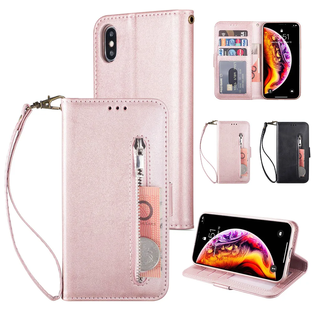 LCHULLE Роскошный чехол кошелек для IPhone 6 6S 7 8 Plus XR 11 Pro Xs MAX X Премиум PU кожаный на