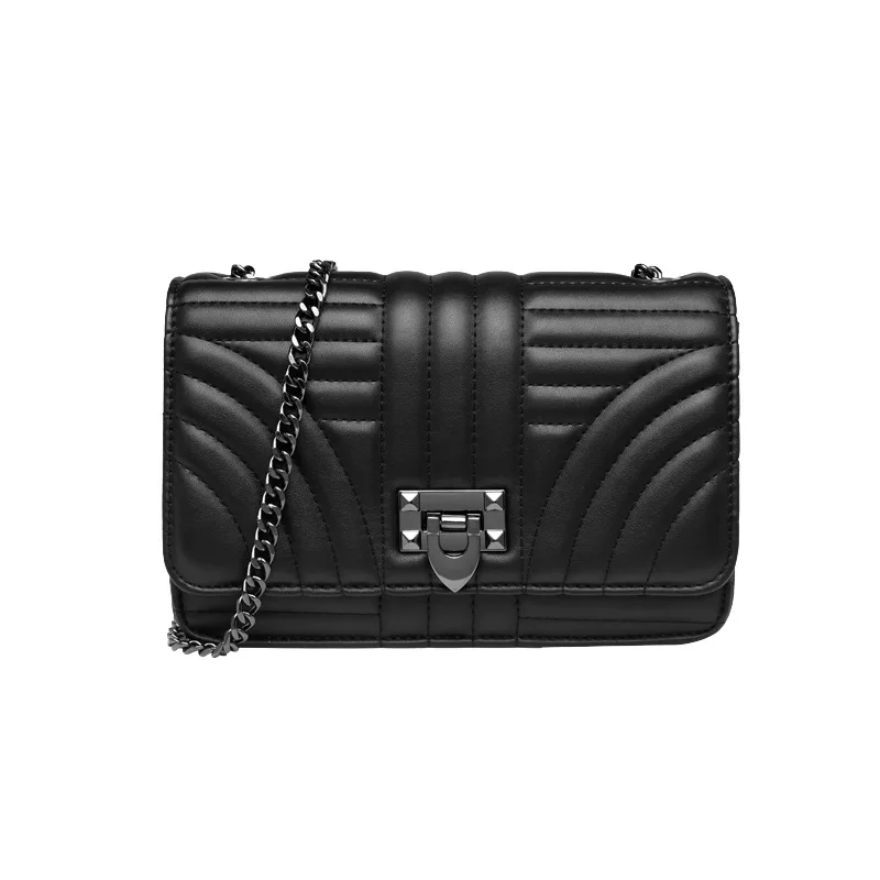 

High-quality new fashion trendy women's small fragrance style rhombic chain bag wild retro one-shoulder diagonal small bag