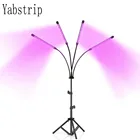 Светодиодный ная лампа для выращивания растений, комнатный светильник для выращивания овощей в теплице, палатсветильник для выращивания растений с контроллером, 10 Вт, 15 Вт, USB