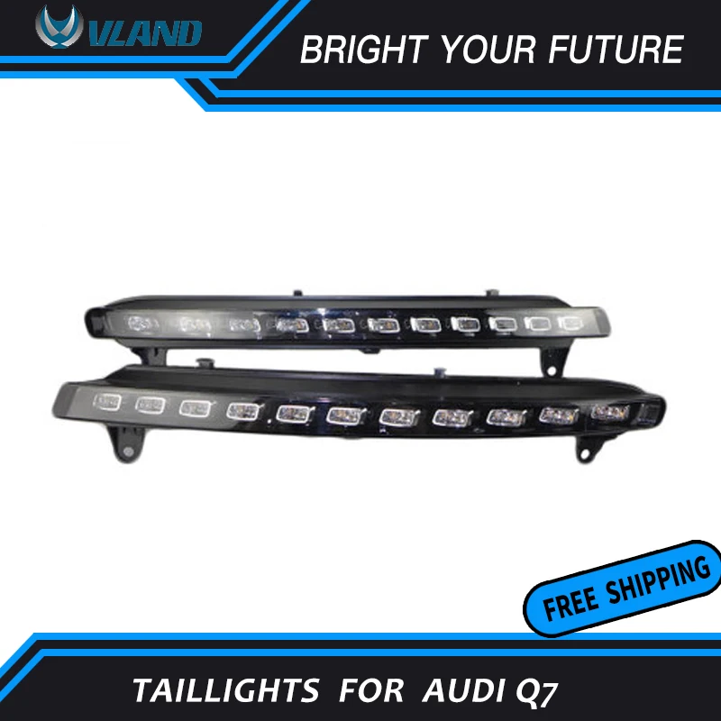 Автомобильный Водонепроницаемый Светодиодный дневной светильник для Audi Q7