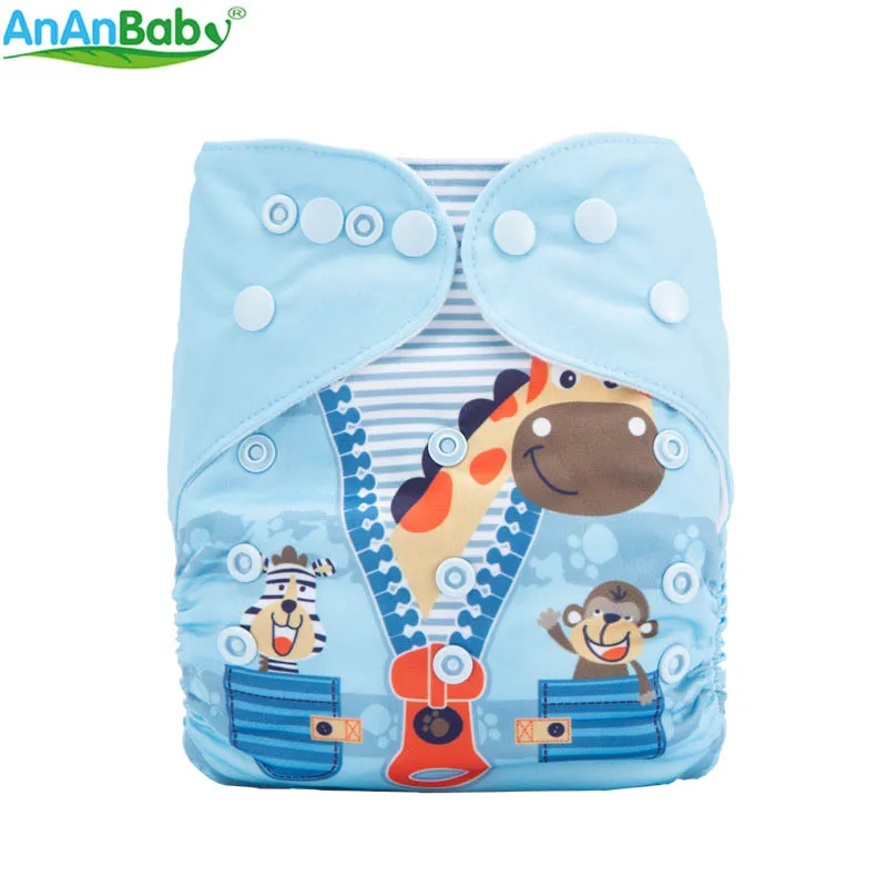 {AnAnBaby} Новый дизайн 2018 цифровая позиционная Печать Многоразовые тканевые