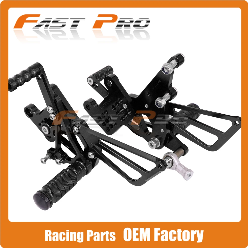 

CNC Motorcycle Adjustable Billet Foot Pegs Pedals Rest For TRIUMPH 595