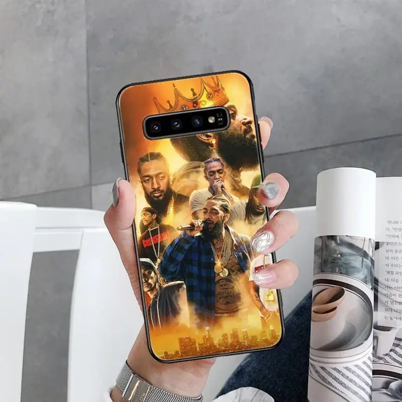 

Rapper Nipsey Hussle Phone Case For Samsung Galaxy S5 S6 S7 S8 S9 S10 S10e S20 edge plus lite