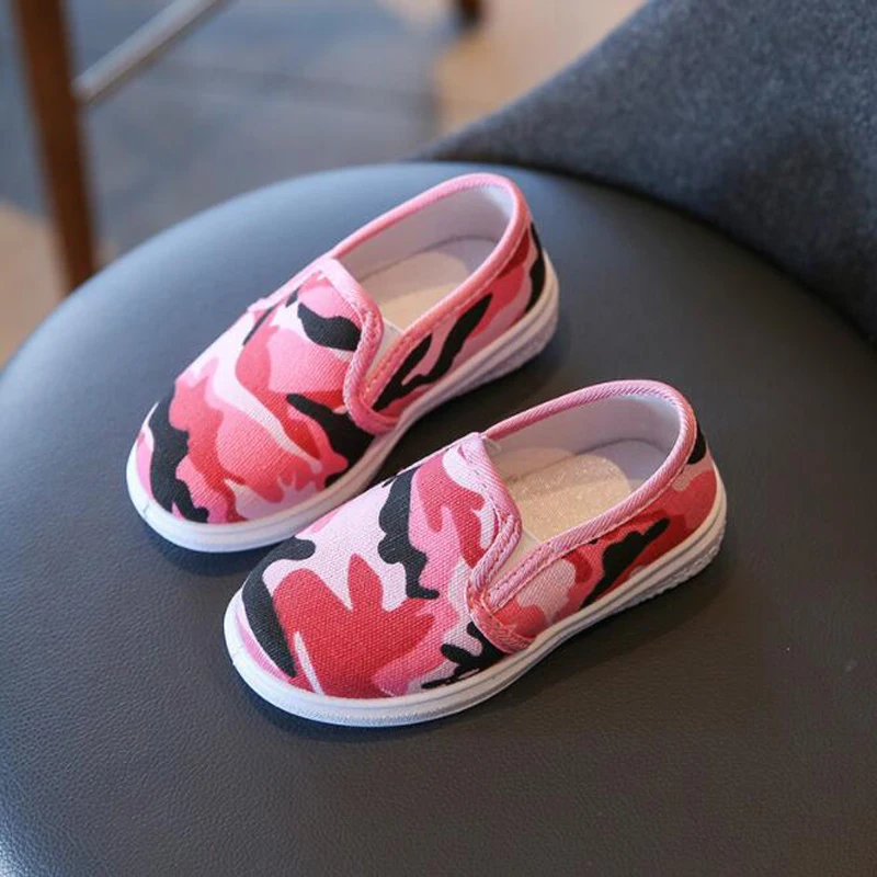 

Kids Shoes Baby Girls Shoes Running Boys Sneakers Sport Casual Fashion Camouflage Canvas Shoes Children Sneakers Slip-on Loafers
