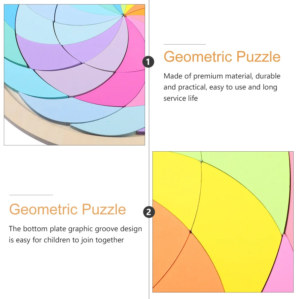 

1Set of Kids Educational Blocks Jigsaw Puzzles Wooden Jigsaw Toys Children Gift