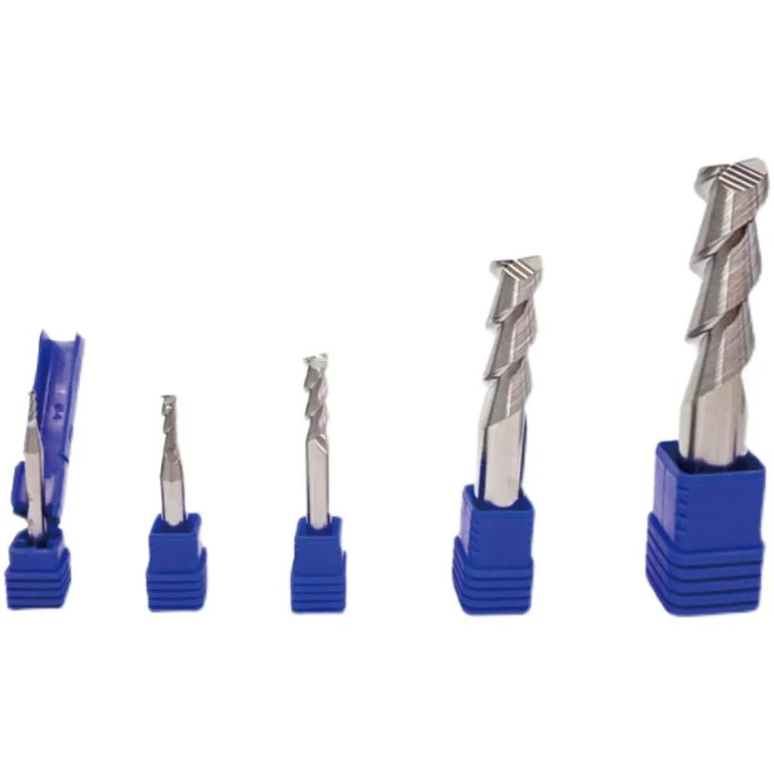 

AL-2E AL-2EL D1.0~D20.0 ZCC.CT Two Flute straight shank flat end milling cutter For Aluminium End Mills 1PCS/BOX