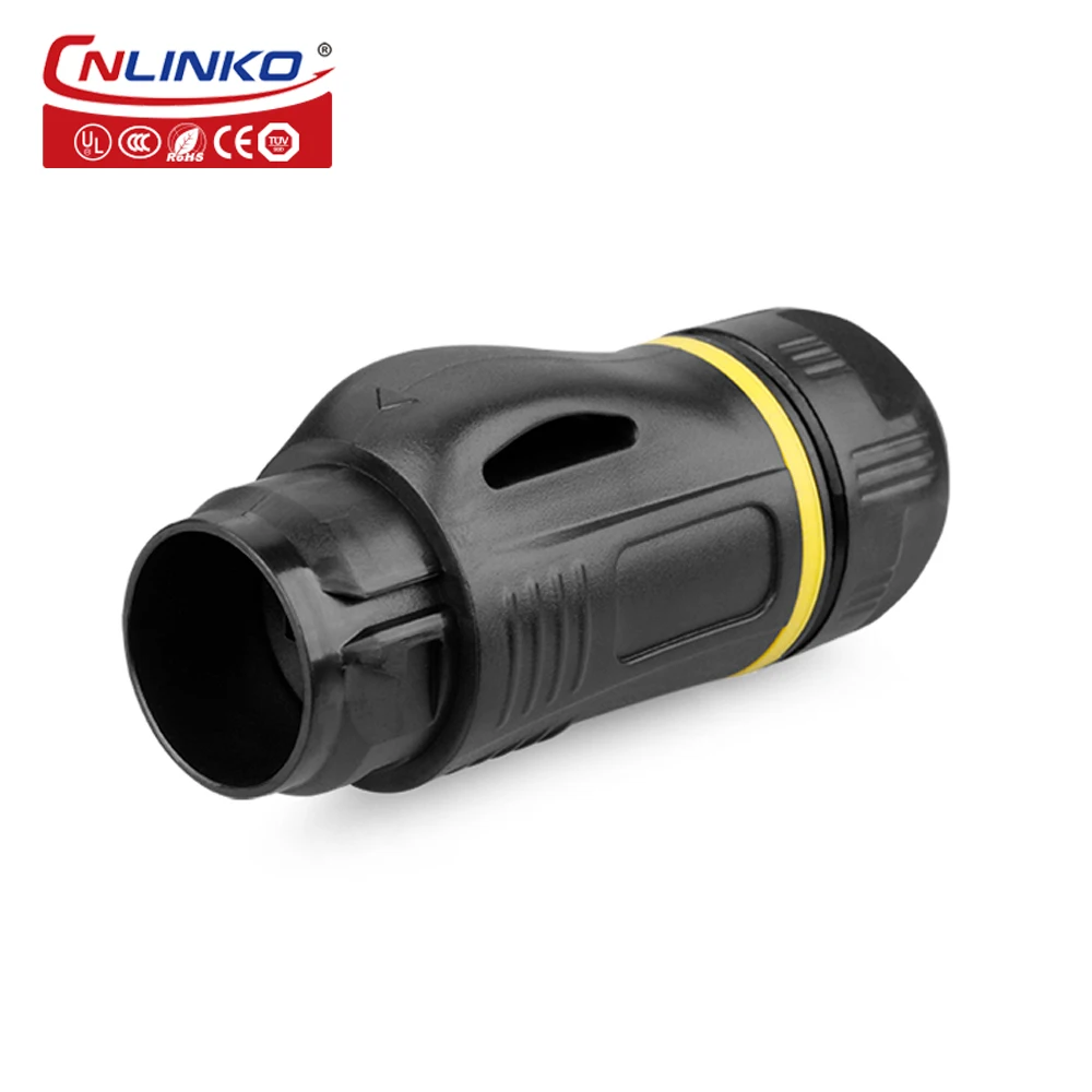 CNLinko IP67 8-контактный промышленный пластиковый наружный RJ45 водонепроницаемый