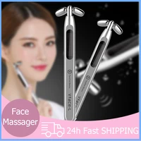 face roller massager 180%c2%b0 silver thin face full body shape massager lifting wrinkle remover facial massage relaxation tool