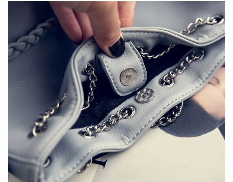 Новинка 2019 модная сумка с цепочкой для воды Корейская версия тканая женская