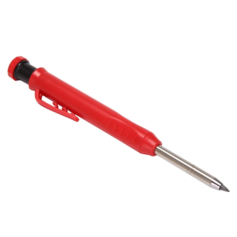 Solid Carpenter Pencils With 18 Refills Woodworking Tools Deep Hole Pen Marking Tool For Architects | Инструменты