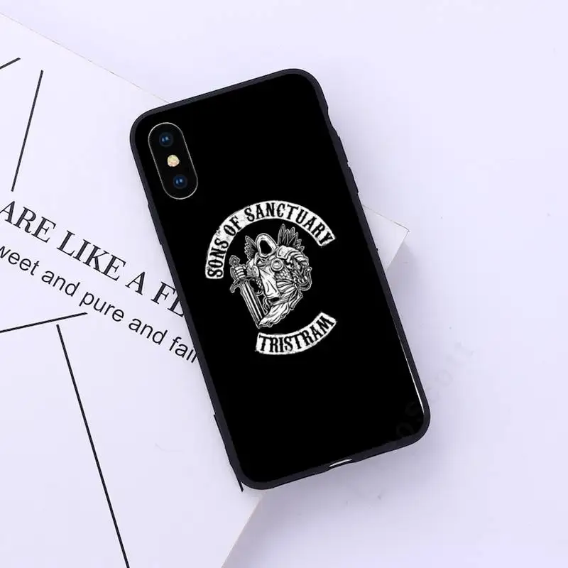 

sons of anarchy USA TV Painted Phone Case for iPhone 11 12 pro XS MAX 8 7 6 6S Plus X 5S SE 2020 XR