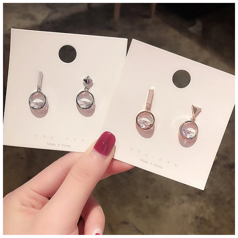 Женские серьги кольца MENGJIQIAO винтажные японские корейские ручной работы с