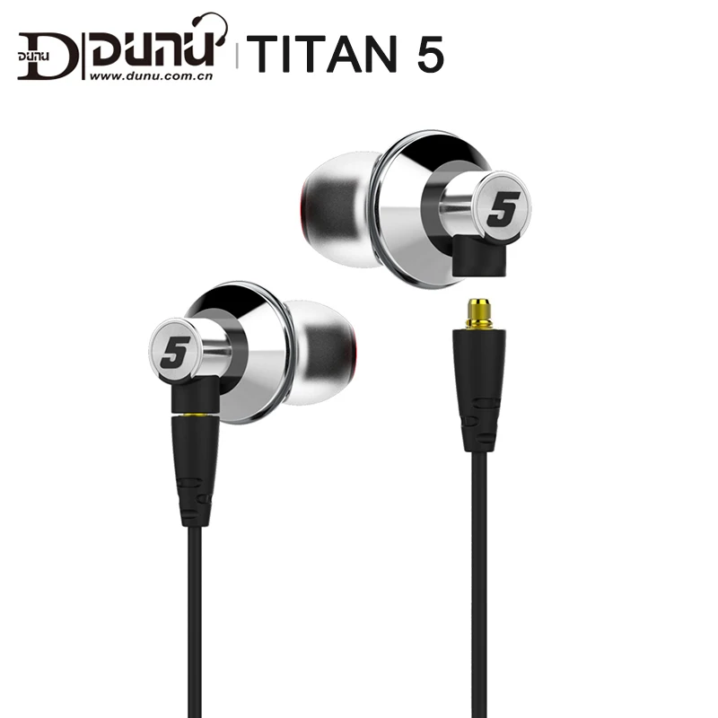 Наушники вкладыши DUNU TITAN 5 TITAN5 титановая диафрагма динамические Hi Fi наушники