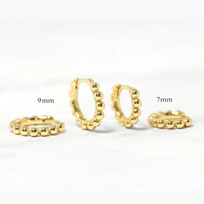 BOAKO серьги на косточку ушей из серебра 925 для женщин и мужчин, минималистические серьги-обручки Pendient, подарок на День Святого Валентина.