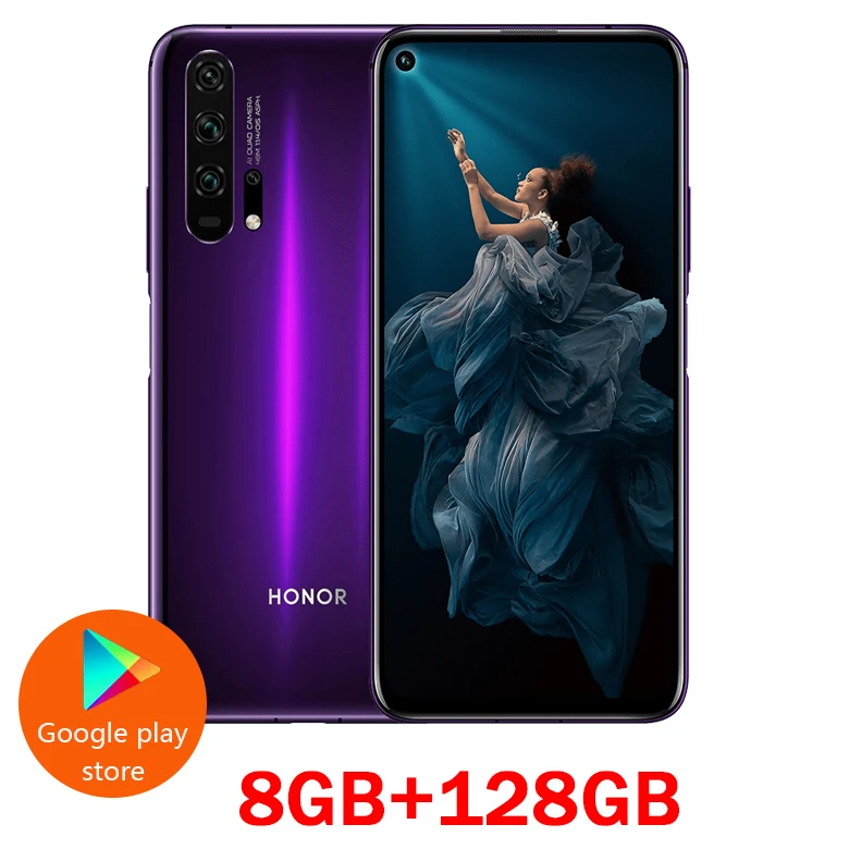 8GB 128GB Purple HONOR 20 PRO, смартфон, 6,26 дюймов, Kirin 980, четыре ядра, 8 Гб ram, 128 ГБ rom, 4000 мАч, мобильный телефон - Цвет: 8GB 128GB Purple