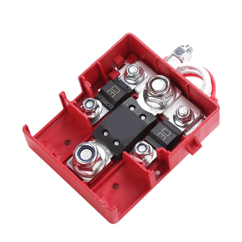 

U90C Negative Positive Insulated Busbar Ground Power Distribution Terminal Block Battery Bus Bar for Marine Car Trailer Boat