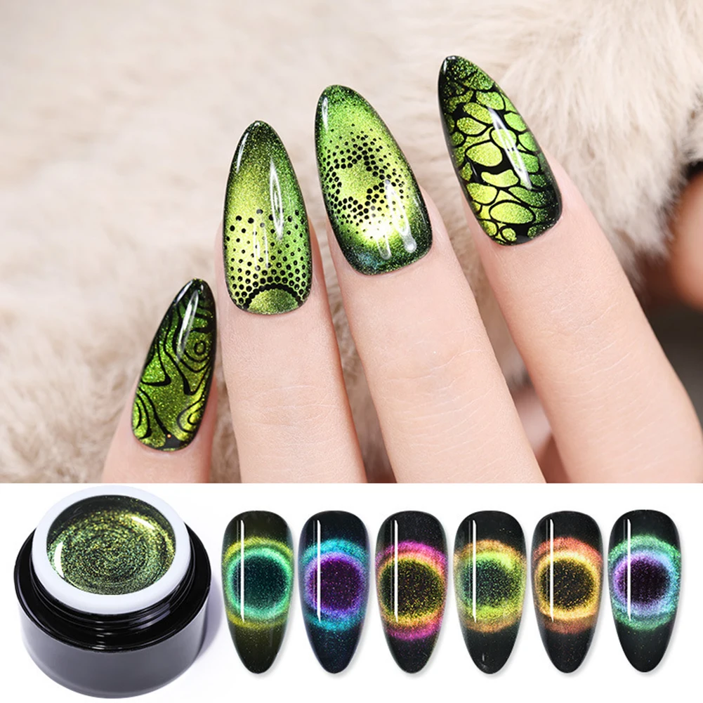 BORN PRETTY 9D Galaxy Cats Eyes светодиодный Гель-лак для ногтей Хамелеон для использования с магнитом впитывающийся УФ-лак для ногтей Блестящий гель Базовое покрытие 5 мл