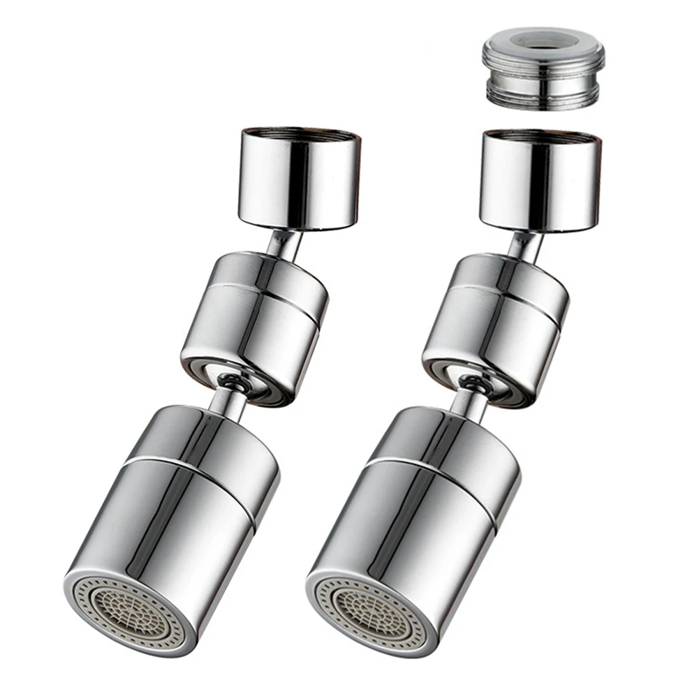 

Bathroom Water Faucets Head Extender Sink Basin Tap Aerators Nozzle 1080 Degree Rotating Splash-proof Kitchen Accessories Parts