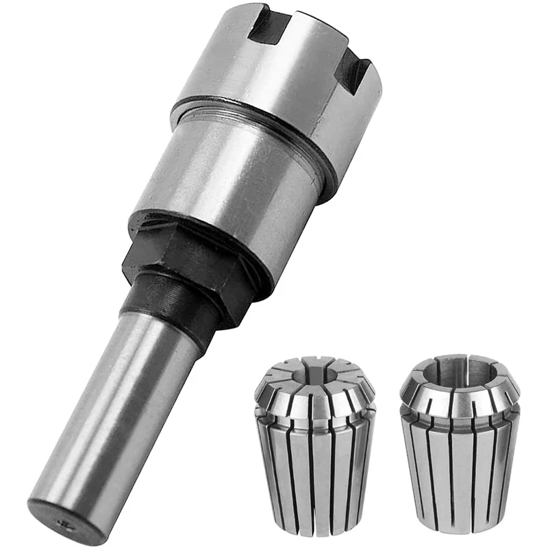 

1/2 Inch Shank Router Collet Extension Chuck Converter Adapter,Woodworking Milling Rod Chuck Holder Extender Bit