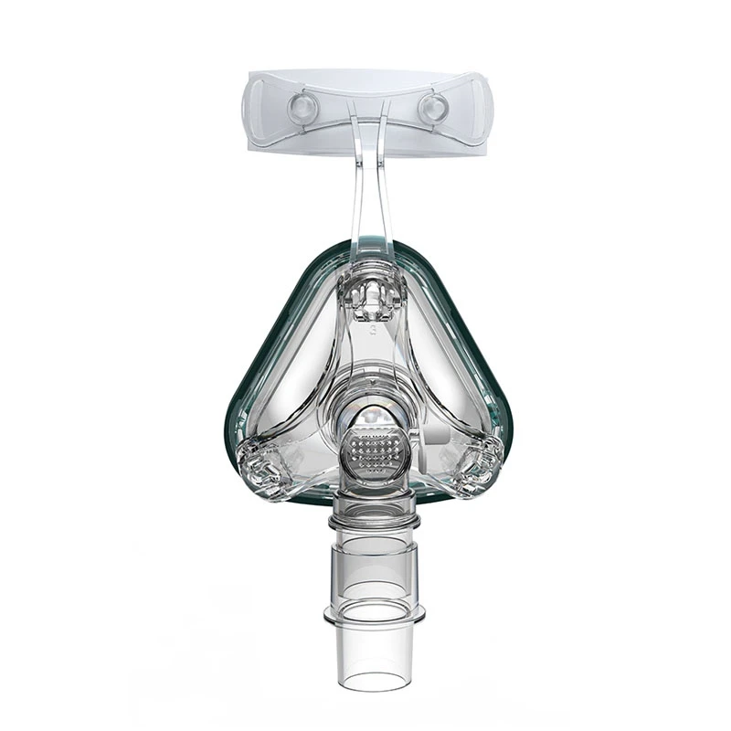 Силиконовая маска для носа CPAP сна с головным убором анти-храп терапия машина