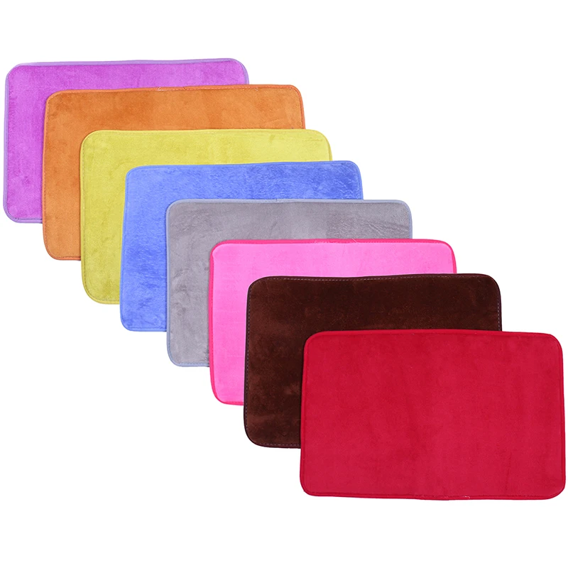Solid Color Thick Coral Fleece Carpet Living Room Coffee Table Blanket Bedroom Bedside Rectangular Window Rug Tatami Yoga Mat | Дом и сад