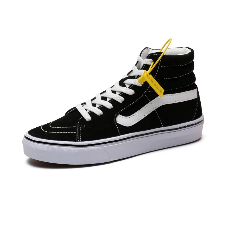 

VASIBAEN Wansba High Help Spring And Summer Canvas Shoes Male Korean Version Of Student Board Shoes Male