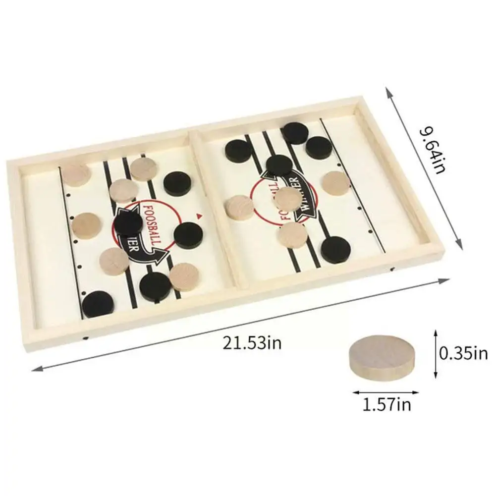 

Table Hockey Game For Adult and Children Desktop Slingshot Game Games Toys Play Fighting Chess Board Party Family Desktop B1P0