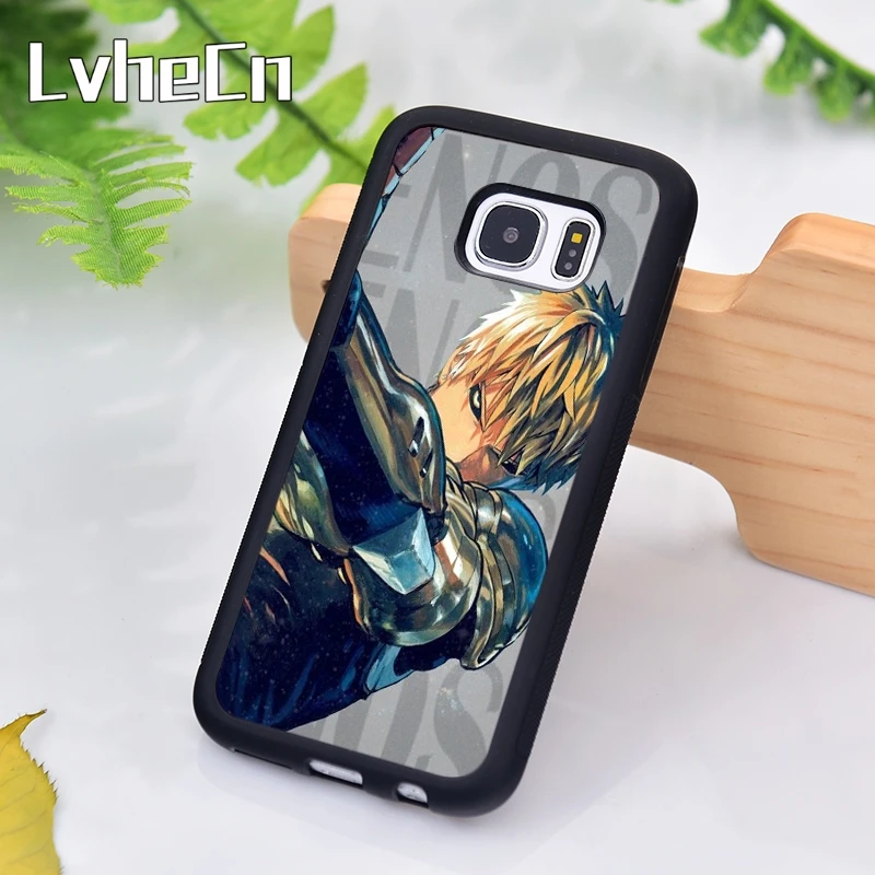 LvheCn Genos One Punch Man чехол для телефона samsung Galaxy S9 S8 S10 Plus Lite S6 S7 Edge S5 Note 7 8 9 10 задняя