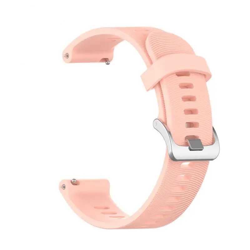 

Applicable To Garmin Forerunner645 Watch Official Same Silicone Wrist Strap With Stripe Stripe Replacement Wristband