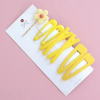 spring and summer new candy colored childrens hair clip korean bangs hair accessories set