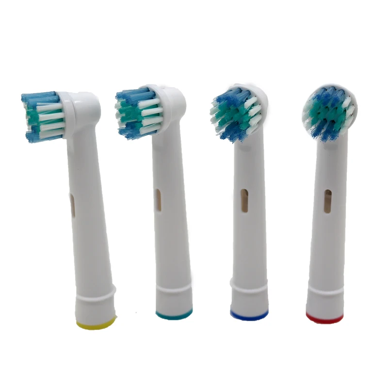 4pcs/Set Electric Toothbrush Heads SB-17A Replacement Soft-bristled POM 4 Colors for Oral B 3D | Бытовая техника