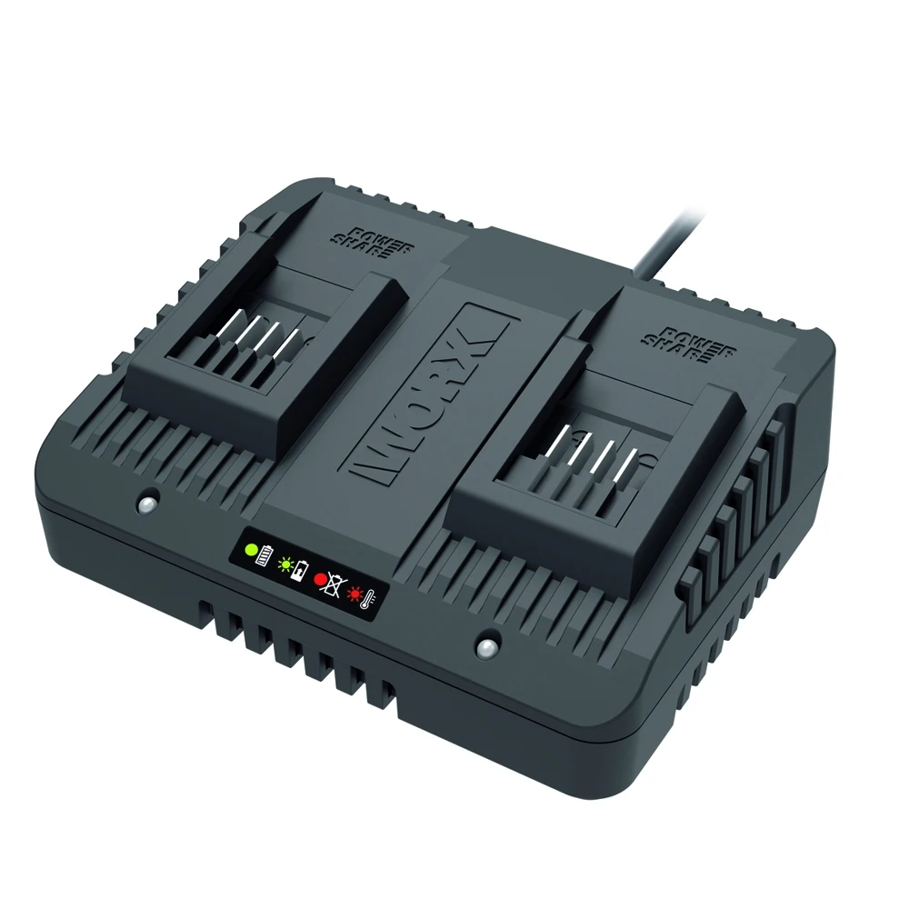 Worx wa3772 dual charger 20 V 2 * 1A accumulator for power tool acb lithium ion charging device | Электроника