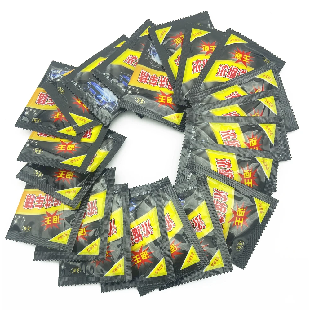 

20pcs Powder Car Wash Shampoo Universal Cleaning Car Shampoo Multifunctional Cleaning Tools Car Soap Powder Car Windshield