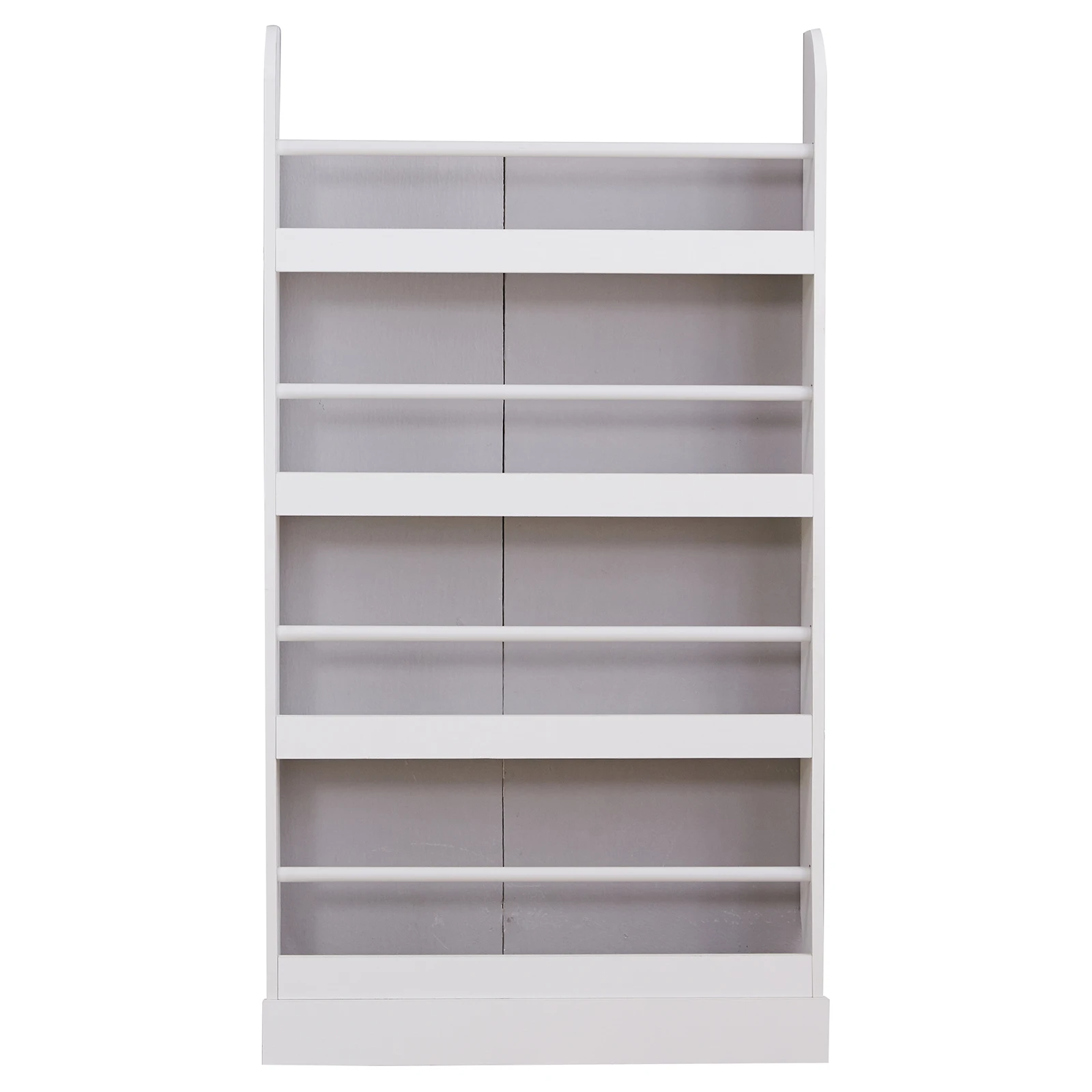 

4 Tier Children's Bookcase Rack Organizer Holder Stand for Books Toys in Study Living Room Bedroom 58x12x110CM[US-Stock]