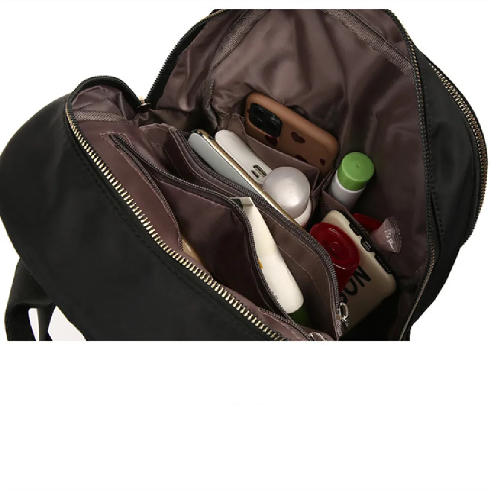

Women's Bag New Oxford fabric backpacks large capacity multi-functional canvas bag simple all-match solid color casual backpack