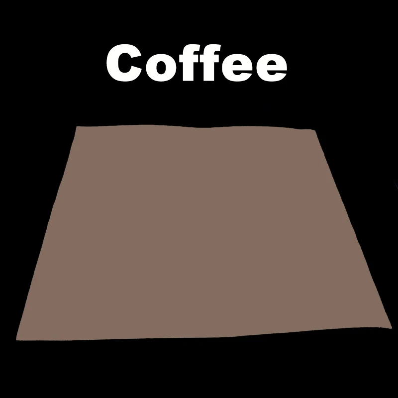 Coffee CONTEMPLATOR, 12 цветов, толщина 2 мм, мухобойка, плавающая пена, 4 листа/упаковка, EVA, квадратная бумага, материалы для ловли нахлыстом - Цвет: Coffee