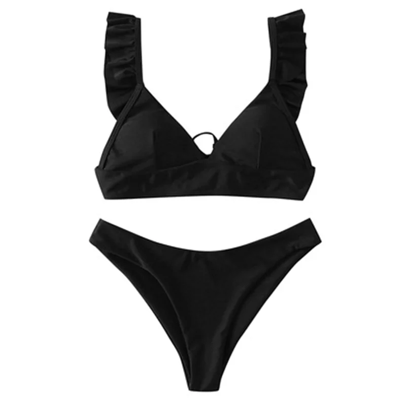 

Bikini Brazilian Bikini Set Women Floral Print Push-Up Swimsuit Beachwear Padded Swimwear Bikini 2021 Woman Swimming Short Suits