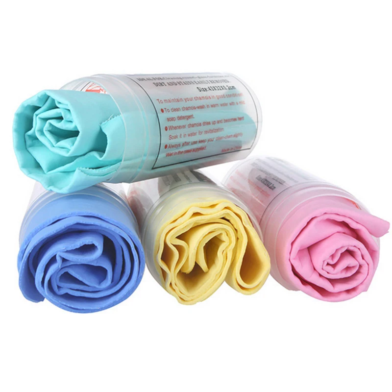 

43*32Cm Pva Chamois Car Dog Cat Pet Wash Towel Cleaner Home Cleaning Hair Drying Cloth Washable Towels Dog Supplies