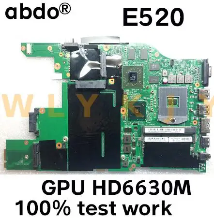 Abdo подходит для материнской платы Lenovo ThinkPad E520 PGA988B HM65 GPU HD6630M DDR3 100% тестирование |