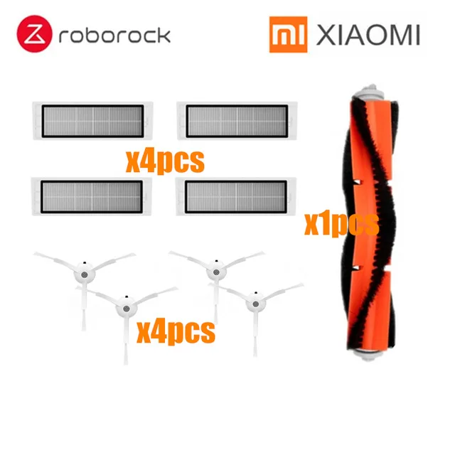 8 Для XiaoMi Roborock S50 S51 S55 аксессуары Запчасти для пылесоса HEPA фильтр Швабра Ткань основная щетка боковая щетка фильтр водяного бака - Цвет: 8