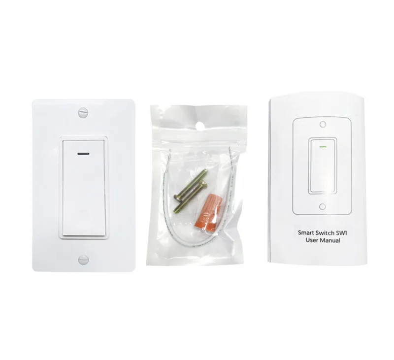 

Hot Zigbee Smart Life Push Button Light Switch Single Living Line Tuya Remote Control Voice Control Work With Google Alexa App