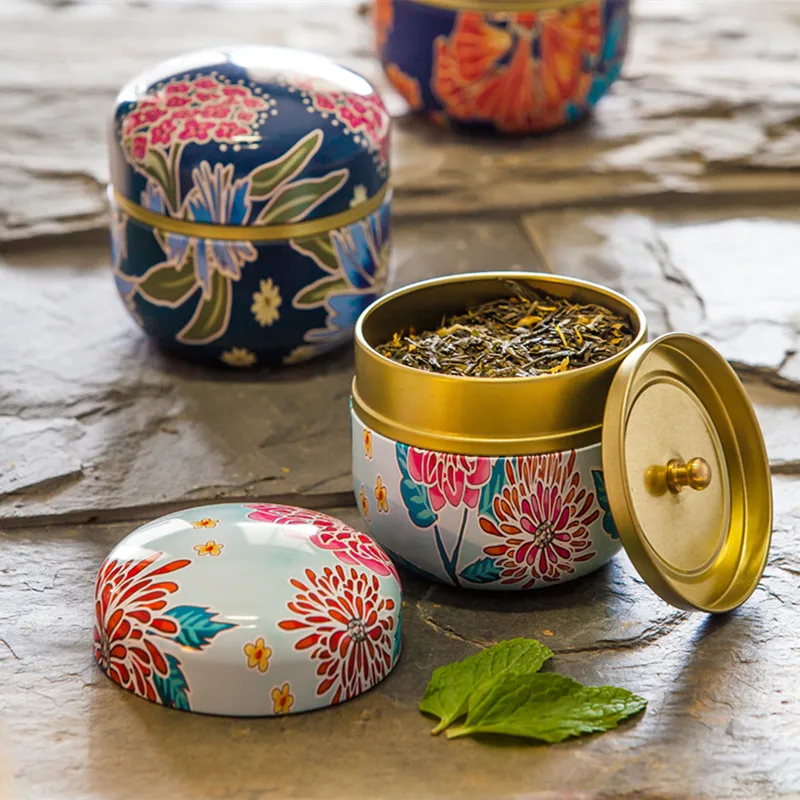 Металлическая герметичная чайная коробка ручной работы роскошная портативная