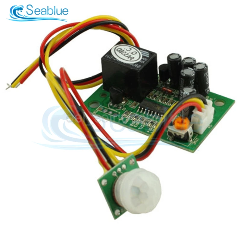 Реле постоянного тока 12 В таймер модуль датчика движения инфракрасный