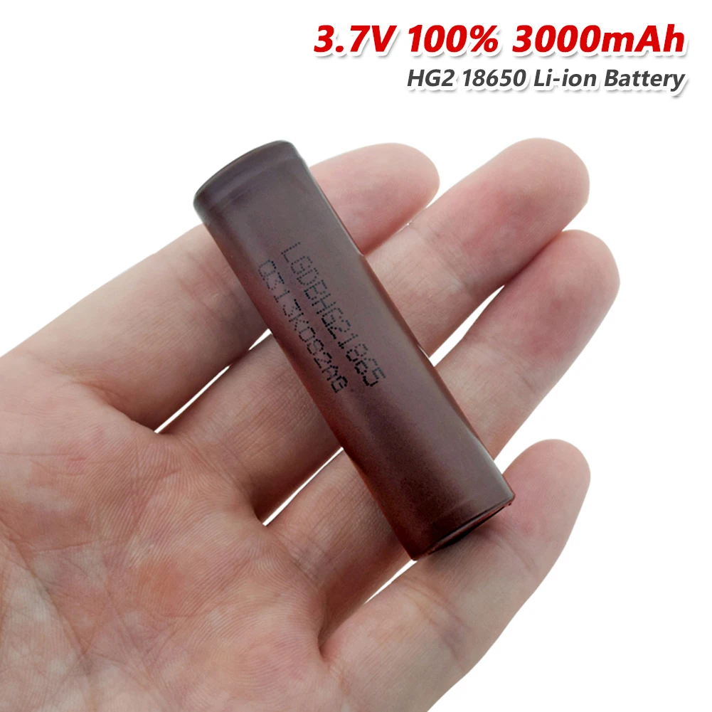 1/2/4/6/8/10 шт. 18650 Батарея 3,7 V 3000 мА/ч, литий зарядки Перезаряжаемые батарейки литий-ионный аккумулятор для фонарика Мощность Банк фонарь