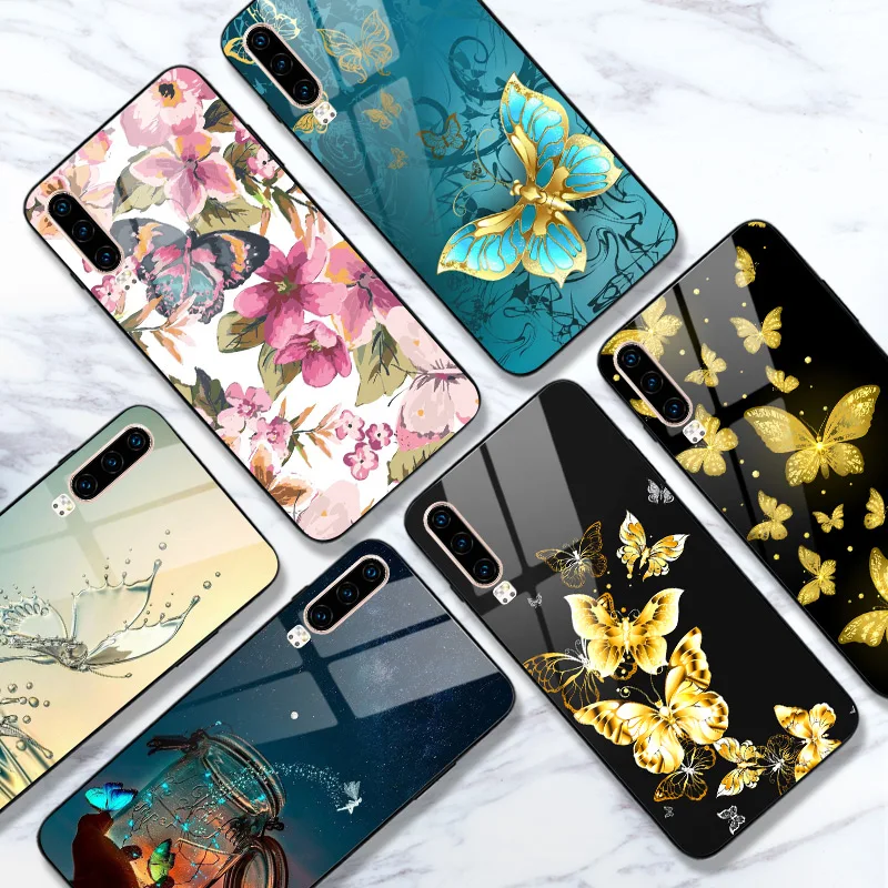 Глянцевый яркий чехол для Huawei P Smart Z 2019 P30 Lite P20 P40 E Pro Lite|Бамперы| |
