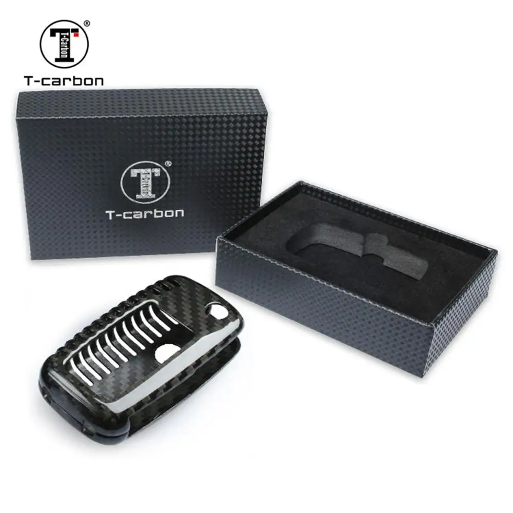 T-CARBON чехол для автомобильного ключа из углеродного волокна с 3 кнопками Volkswagen |