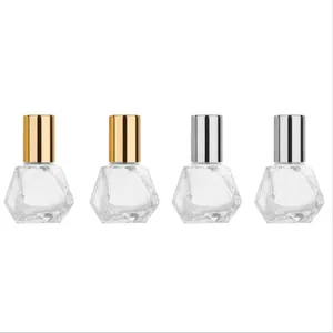8ml diamond Glass Perfume Bottles with Spray Refillable Empty Perfume Atomizer for Women Sample Roller Bottle Container