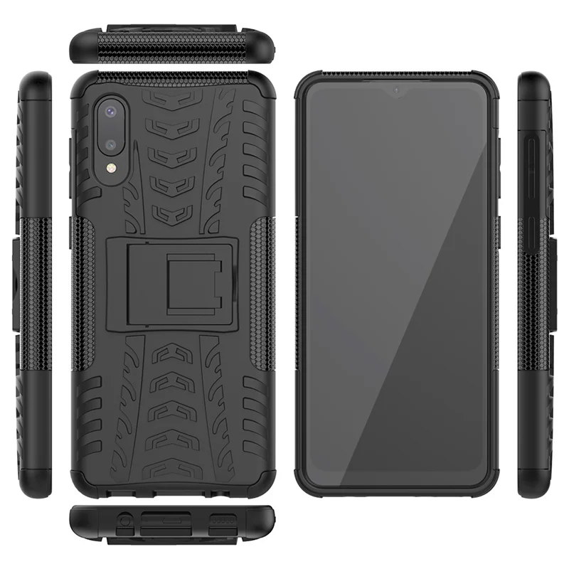 Чехол для Samsung Galaxy A02 противоударный двухслойный Жесткий Чехол-бампер телефона |